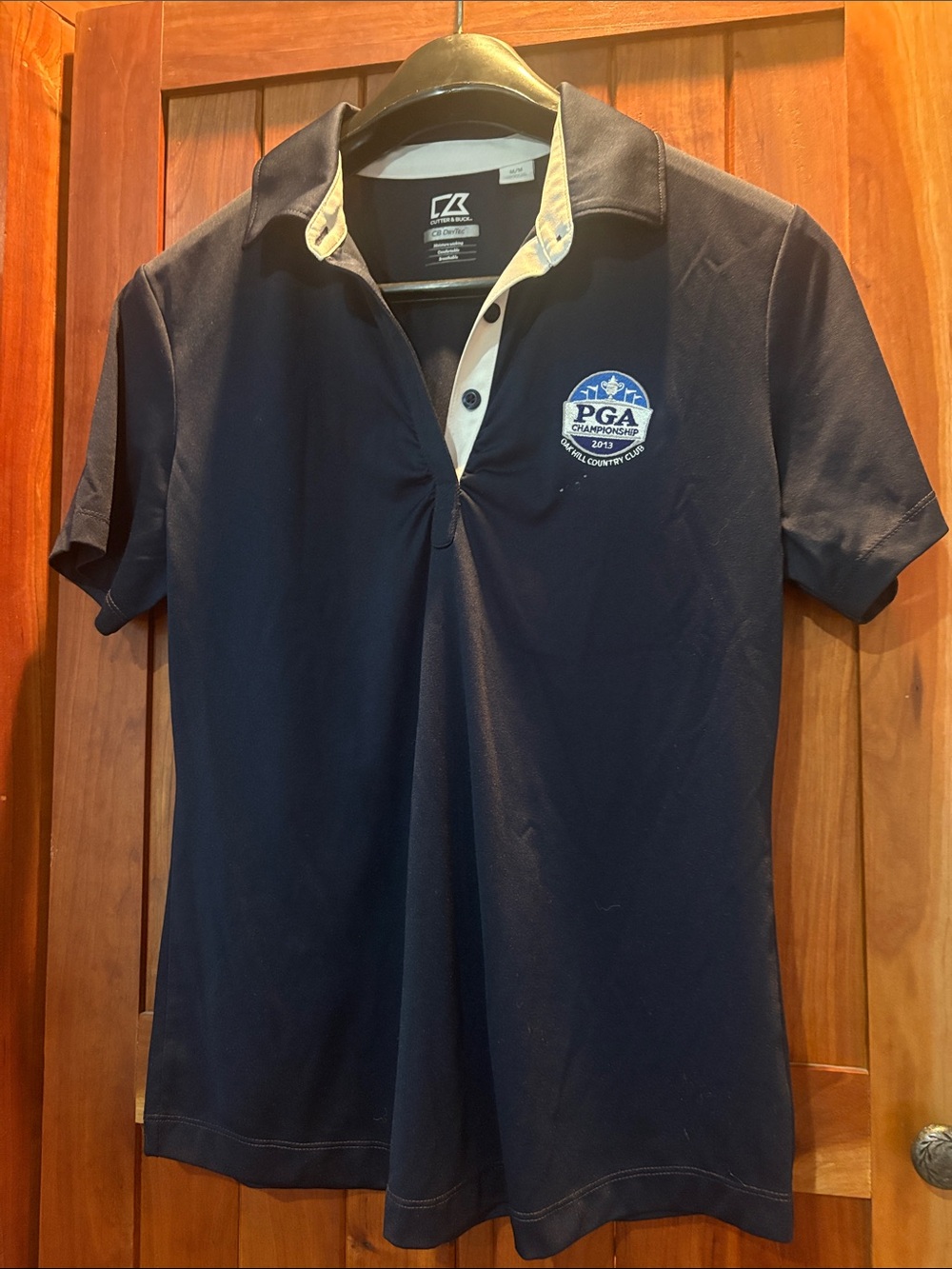 Oak Hill CC PGA Championship Navy Polo with Contrast Collar